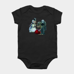 Dark christmas time Baby Bodysuit